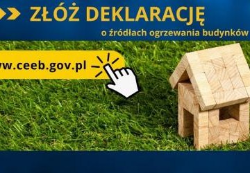 Przypominamy o obowiązku złożenia deklaracji źródeł ciepła i spalania paliw w budynkach