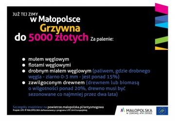 Uchwała antysmogowa dla Małopolski.